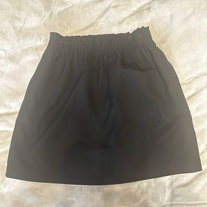 JCrew Black Paper Bag Skirt
